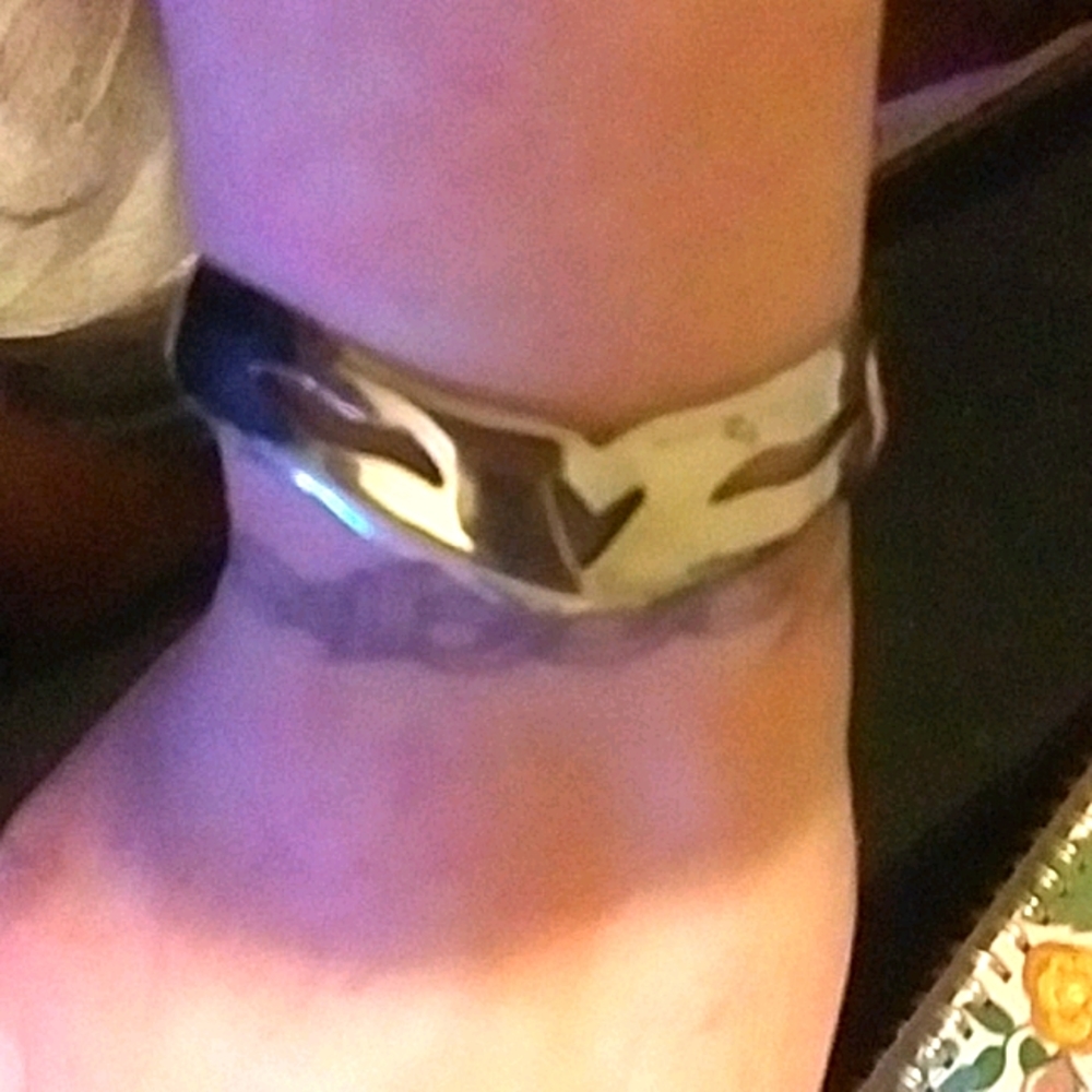 Handmade. Vintage Sterling silver cuff